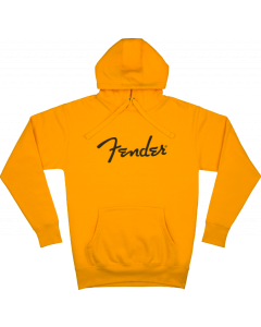 Genuine Fender Guitars Spaghetti Logo Hoodie, Butterscotch Blonde, XL, X-Large