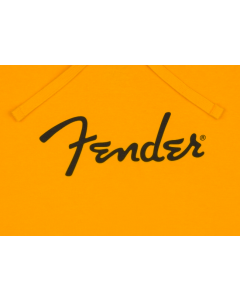 Genuine Fender Guitars Spaghetti Logo Hoodie, Butterscotch Blonde, 2XL, XX-Large