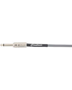 Fender Contour Series Guitar/Instrument Cable, Straight, 18.6' ft, Inca Silver
