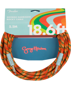Genuine Fender GEORGE HARRISON Rocky Instrument Guitar Cable, 18.6' ft