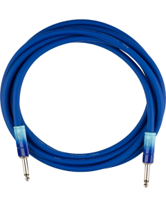 Genuine Fender Ombré Instrument Guitar Cable, Straight, 10', Belair Blue