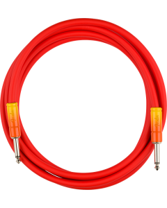 Genuine Fender Ombré Instrument Guitar Cable, Straight, 10', Tequila Sunrise