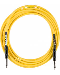 Genuine Fender Tom DeLonge 18.6' To The Stars Instrument/Guitar Cable, Yellow