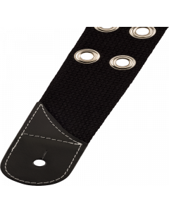Jackson Guitars Cotton Grommet Guitar Strap, Adjustable, Black