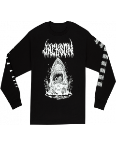 Jackson Guitars Sharkrot Long Sleeve Tee, T-Shirt, Black, M, Medium