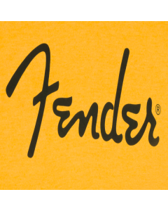 Genuine Fender Guitars Spaghetti Logo T-Shirt, Butterscotch Blonde, M, MEDIUM