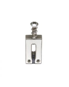 Graph Tech String Saver BRUSHED STEEL CHROME 6 Saddles Set for Fender Strat/Tele