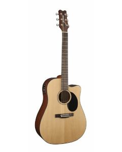 Jasmine JD93CE-NAT Dreadnought Acoustic-Electric Guitar with CASE