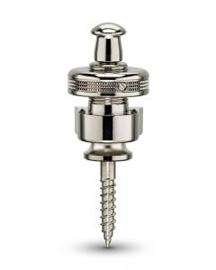 Genuine Schaller NICKEL S-Lock Guitar Strap Locks Pair/Set, Made in Germany