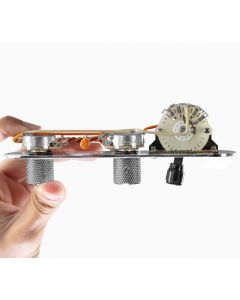 920D Custom Loaded Pre-Wired 4-Way Oak Grigsby Control Plate for T-Style Guitar