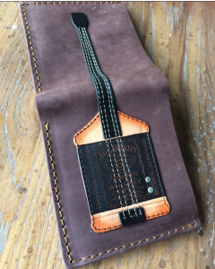 AXE HEAVEN Genuine Leather Signature Jack Daniel's Bass Guitar Wallet Gift