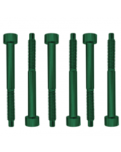 Genuine Floyd Rose FROSLSGNP Stainless Steel String Lock Screws, Green, Set of 6
