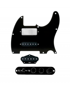 920D Custom Mason Style Loaded Pickguard for Nashville Tele With Black Pickguard and TMAS-B Control Plate