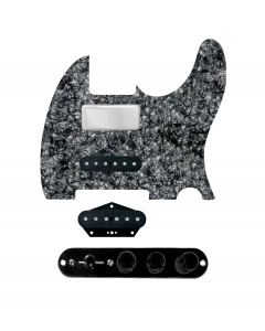 920D Custom Mason Style Loaded Pickguard for Nashville Tele With Black Pearl Pickguard and TMAS-B Control Plate