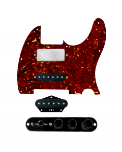 920D Custom Mason Style Loaded Pickguard for Nashville Tele With Tortoise Pickguard and TMAS-B Control Plate