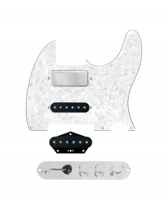920D Custom Mason Style Loaded Pickguard for Nashville Tele With White Pearl Pickguard and TMAS-C Control Plate