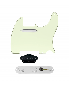 920D Custom Texas Vintage Loaded Pickguard for Tele With Mint Green Pickguard and T4W-REV-C Control Plate