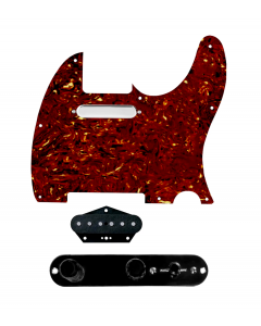 920D Custom Texas Vintage Loaded Pickguard for Tele With Tortoise Pickguard and T4W-REV-B Control Plate